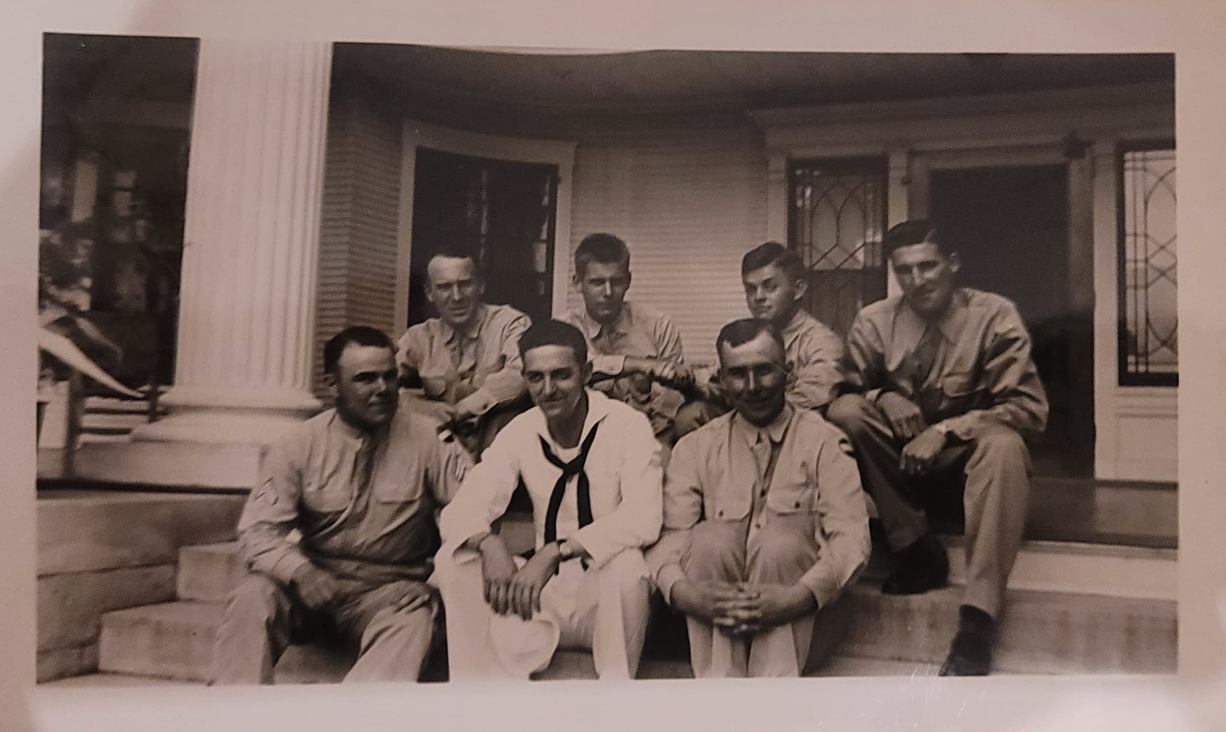 1 sailor with 6 soldiers