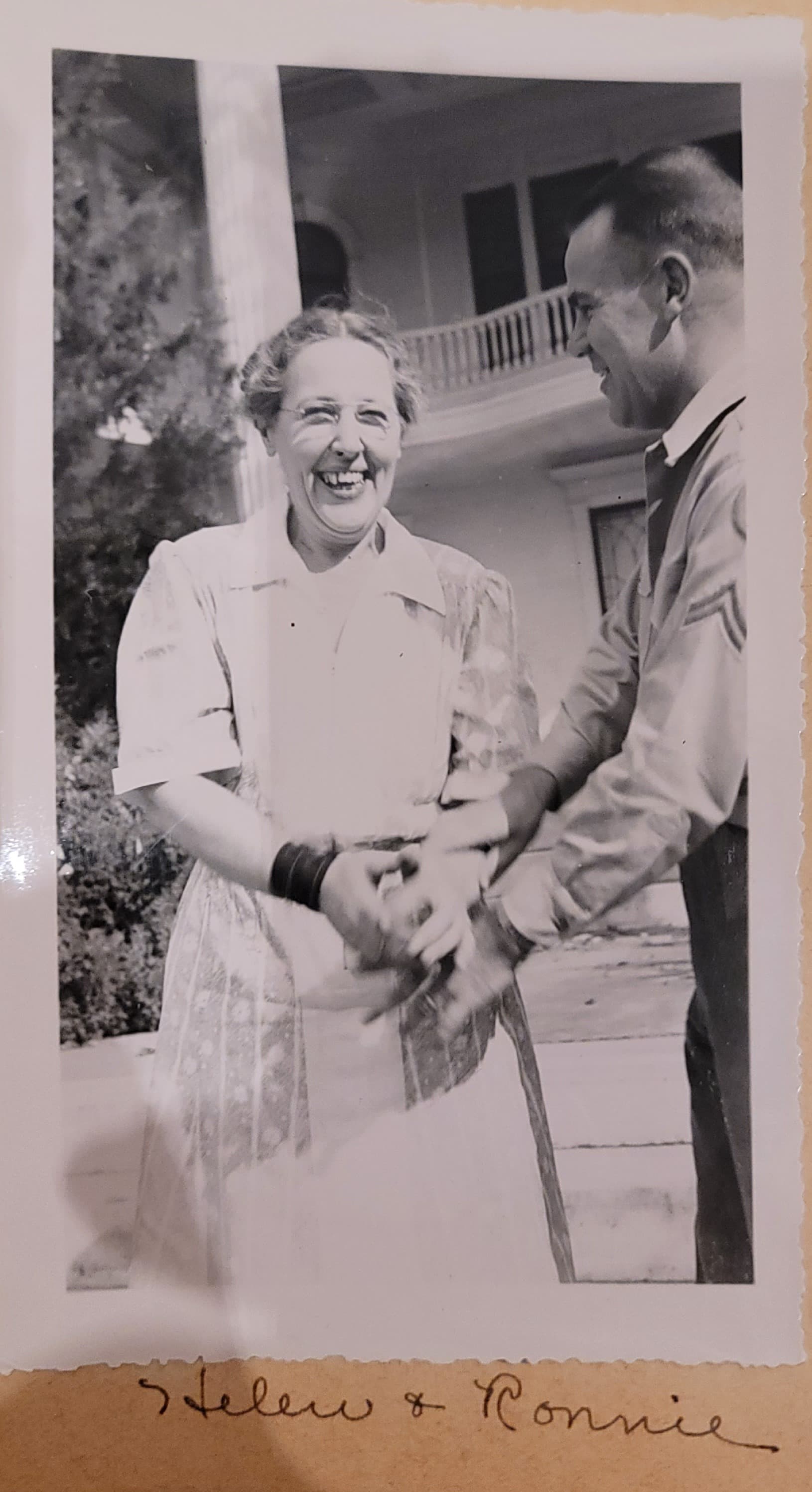Helen Seelye and a young man simply named "Ronnie"